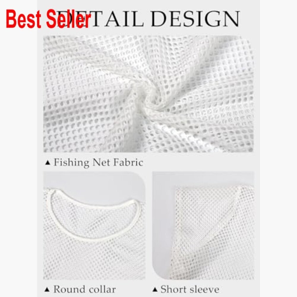 Polyester Hollow Out Beach Coverup Dress Short Sleeve Swimwear - Picture 6 of 6